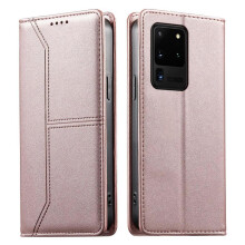 () Flip Case For Samsung Galaxy S20 Ultra Shockproof Strong Magnetic Kickstand All-in-one Phone Wallet Case Slim Folio Cover