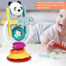 Colorful Baby Rattle Infant Toy 19x11.5cm Stroller Suction Handbell