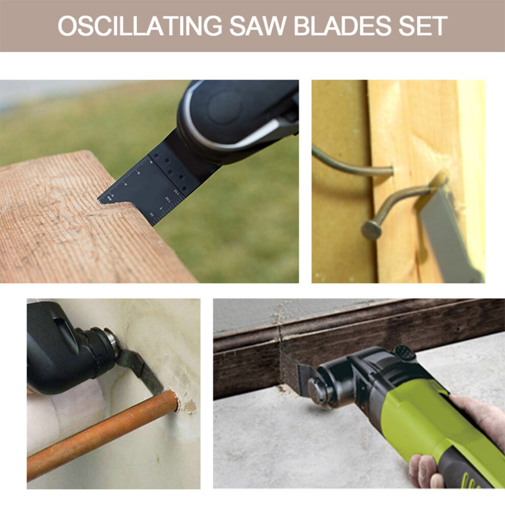 10pcs Universal Oscillating Saw Blades Set