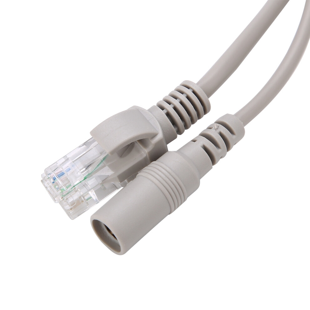 5M/10M/15M/20M Rj45+Dc Ethernet Cctv Cable For Ip Cameras Nvr System 7891392601325