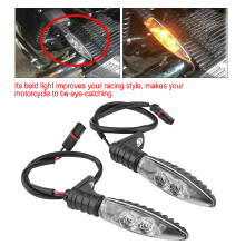 Motorcycle LED Turn Signal Lights Kit for F800 & R1200 Models, Black/Yellow