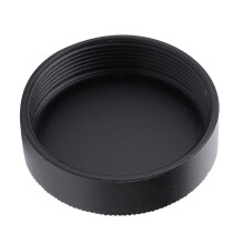 C Mount Rear Lens Cover Cap 27mm Metal for CCTV & TV Lenses – Black 5 Units