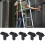 5PCS Telescopic Ladder Switch Replacement Plastic Accessories, 3.41.5cm 10