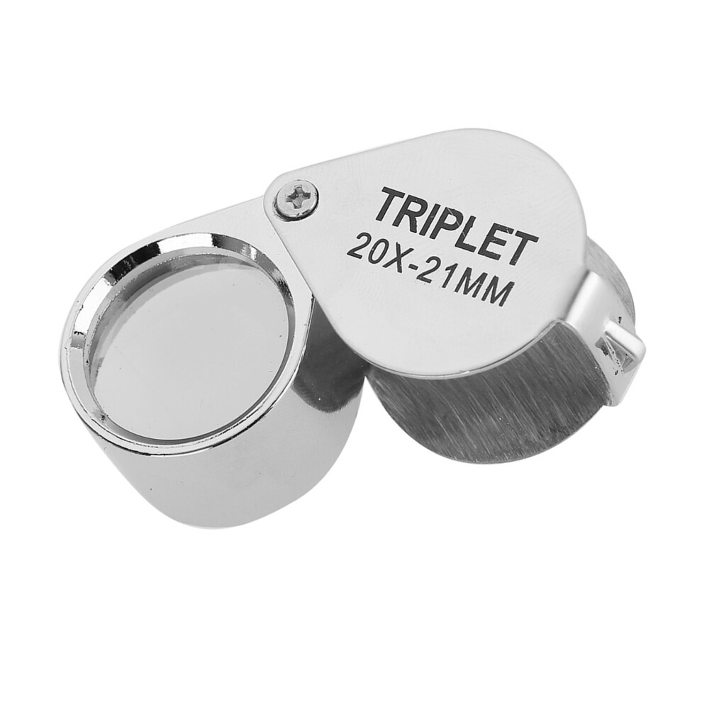 20X Portable Folding Pocket Loupe Magnifier for Jewelry Inspection and Reading