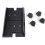 Removable Adjustable Computer Case Stand Holder - Black, 31x18x6.5cm 2