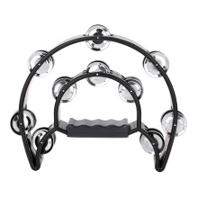 Lightweight Percussion Tambourine with Bells