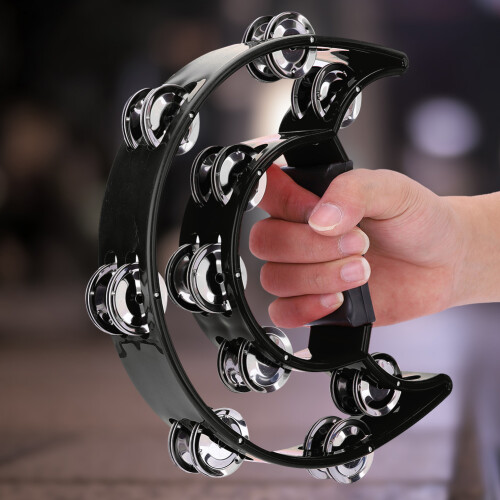 Double Row Jingles Handbell Tambourine