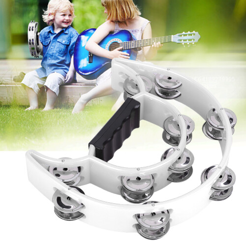 Double Row Jingle Tambourine Handbell