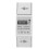 Digital 1 Phase 2 Wire 2P KWh Meter for Din Rail 20A/80A 13