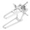 Dental Articulator Full Mouth Copper Plating Tool for Dentures Adjustable 4