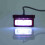 Universal Motorcycle License Plate Tail LED Light Black, 5cm, White 5