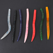 13.5cm 8g Silicone Soft Lure Vivid Worm Lifelike Swimbait Multiple Colors