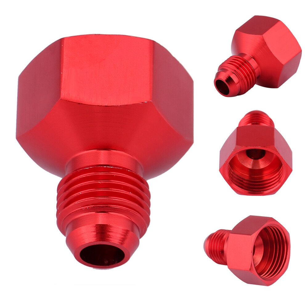 Aluminum An10 To An6 Female To Male Flare Fitting Adapter, Red 8711392609741
