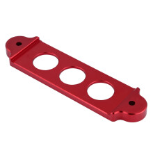 Car Racing Battery Lock Bracket for Honda Civic / CRX in Red Finish