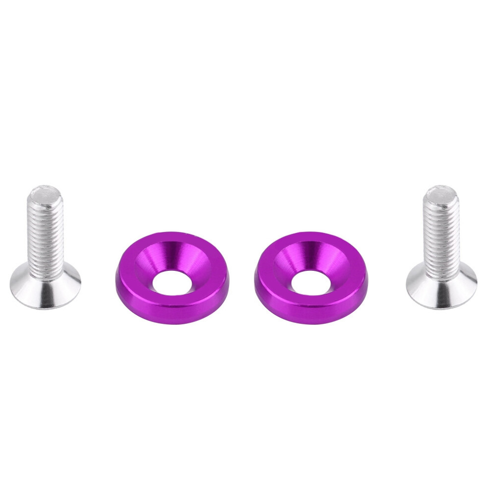 Battery Tie Down Bracket Lock For Honda Civic / Crx Anodized Purple 7891392610792