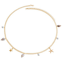 (17) HKEDES Fashion Multi-layer Body Chain, Women's Summer Sequin Sexy Waist Chain Hip-hop Body Chain