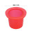 1000Pcs Plastic Tattoo Ink Cup Set, Red, S/M/L Sizes for Permanent Makeup 8