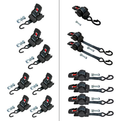 Industrial Ratchet Ties Down Strap Soft Handle S Hook For-2 1 1