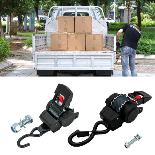 Ratchet Strap With Nonslip Grip Handle Reinforced S Hook-1 4 2