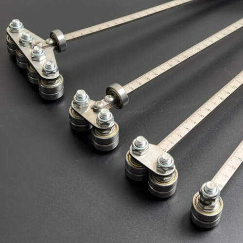 Starkes 60-cm-Positionierungsmaß, makellos, 3 mm-Gerade Reihe 2