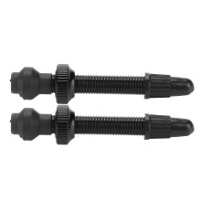 40mm Detachable Alloy Bike Tubeless Tire Valve for Cycle, Black