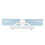 Retractable Blue Wind Shield for Car AC, Adjustable 54-69.8cm 5