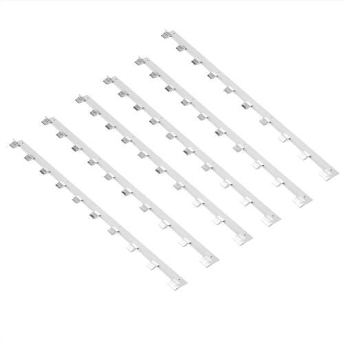6 Piece Beehive Frame Support Strips Metal