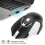 Wireless Gaming Mouse 1200DPI 10m Range Ergonomic No Delay Black 13