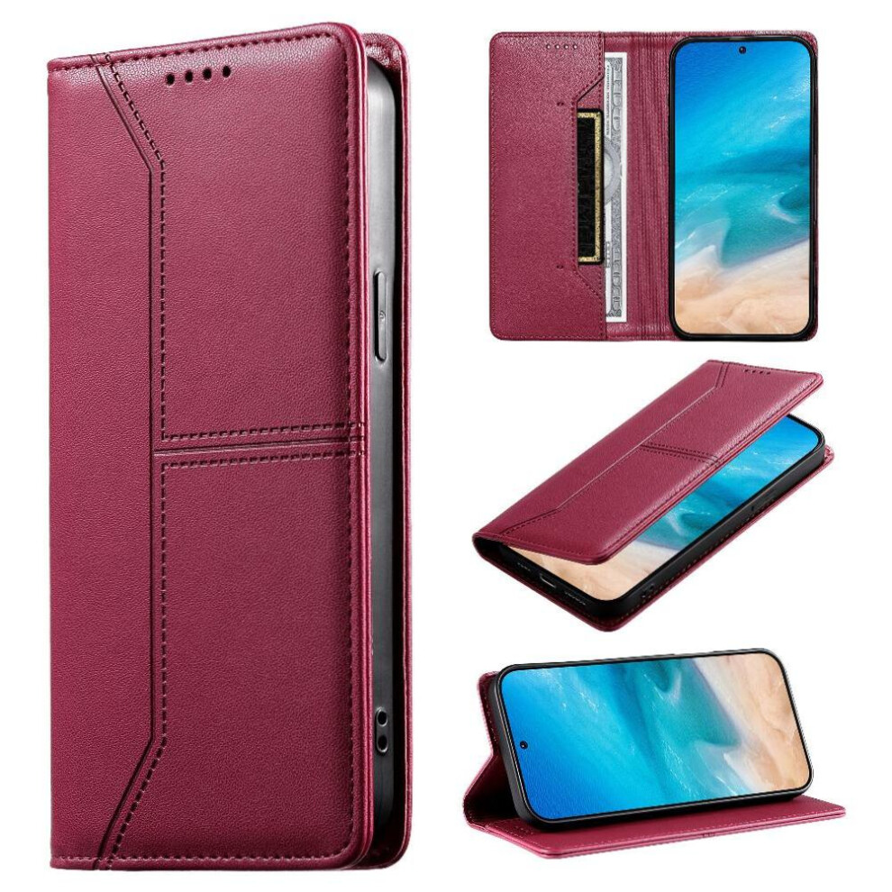 Photos - Case  Flip  For Samsung Galaxy A55 All-in-one Phone Wallet  Slim Folio Cover Strong Magnetic Kickstand Shockproof