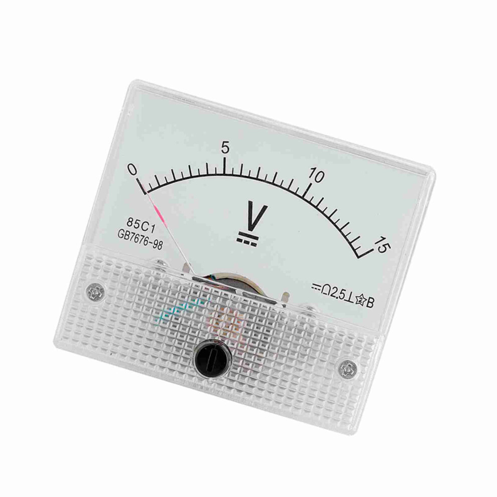 85C1 Analog Dc Voltmeter 0-15V, 2.5 Accuracy, Compact And Durable 8281392619496