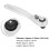 6.35mm Mini Ratchet Wrench Alloy 1/4" Quick Socket Tool Black 11