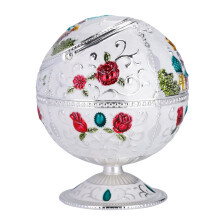 Portable Metal Mini Ashtray Ball Pattern – Elegant Gift & Decor (#02)