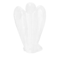 Natural Rock Crystal Angel Decor