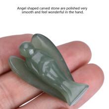 Natural Quartz Crystal Angel Ornament