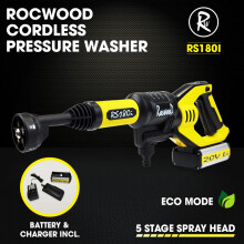 Electric Cordless Pressure Washer Max 320PSI RocwooD 20V Portable