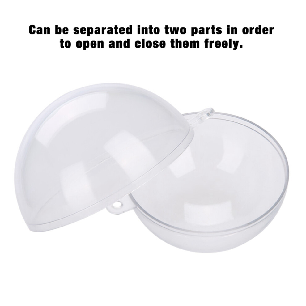 20-Piece Clear Fillable Wedding Baubles