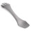 Titanium 2-in-1 Spork Spoon Fork Camping Tableware 6.6in Lightweight 7
