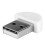 Portable USB Mini Microphone for PC Mac, 360 Omnidirectional, White 3