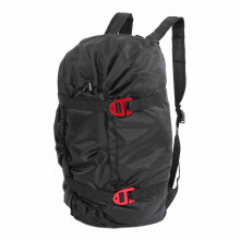 Kletterseil-Tasche Outdoor Wandern Faltbarer Schultergurt Schwarz 144x106cm