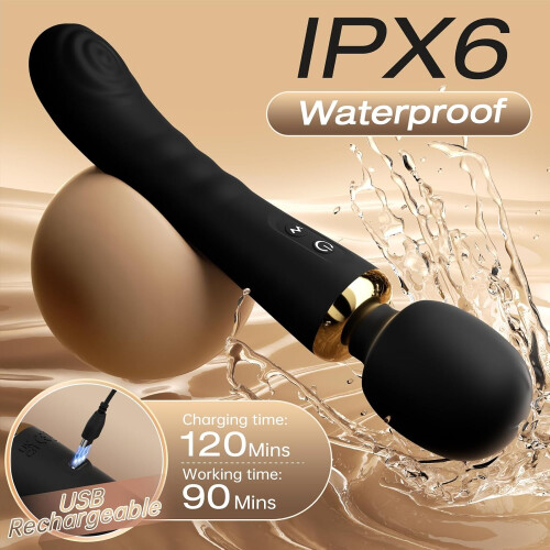 Dual-Ended Wand Vibrator, 9.8inch 1