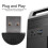 Portable USB Mini Omnidirectional Microphone for PC, White or Black 6