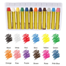 12 Kids Face Paint Crayons Set