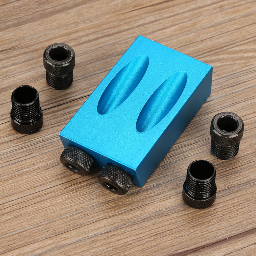 15 Woodwork Locator Oblique Hole Positioner 6/8/10Mm Blue 9361392625471