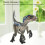 High Simulation Plastic Dinosaur Model Toy, 19*5*12cm Educational Decor 6