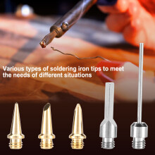 5 pcs Gas Soldering Iron Tips & Foam Cutter Kit for Precision Welding