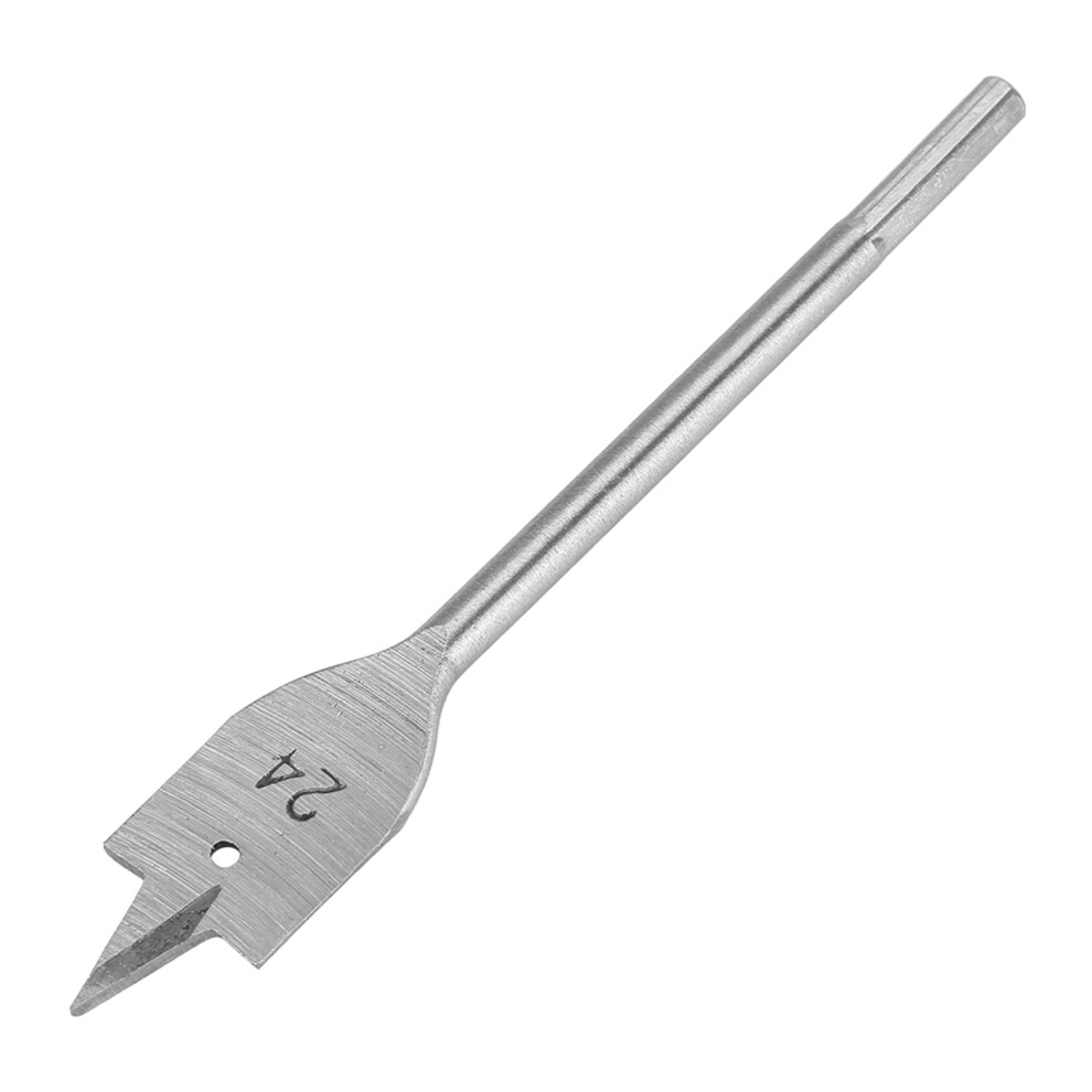 Flat Spade Wood Drill Bits 15Pcs Carbon Steel Hex Shank 6-25Mm For Power Drills 5001392627276