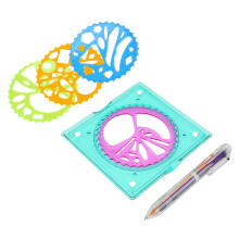 Kids Art Template Geometric Ruler