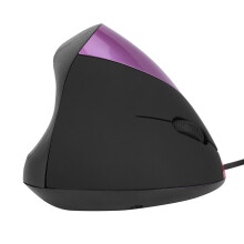 1600DPI Vertical Ergonomic Wired Mouse for PC/Laptop Purple