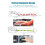 1600DPI USB Vertical Ergonomic Wired Mouse Blue 10.5x6.5cm 5