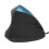 1600DPI USB Vertical Ergonomic Wired Mouse Blue 10.5x6.5cm 13